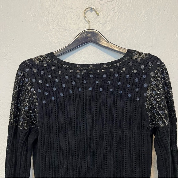 J. Peterman Small Sweater Dress Black Long Sleeve S - Picture 13 of 13